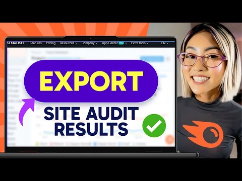 How to EXPORT SITE AUDIT RESULTS in Semrush (Step by Step)