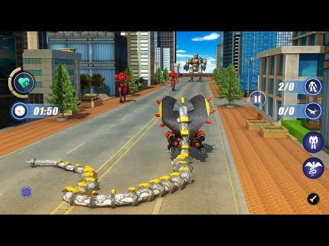 Snake Transform Robot War Game 2020 - Android Gameplay (Full HDR)