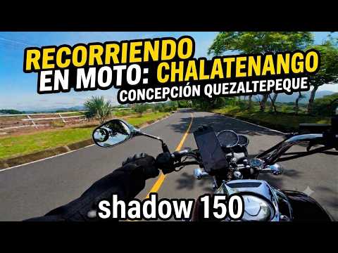 Recorriendo Chalatenango en moto: Concepción Quezaltepeque | El Salvador | Honda Shadow 150