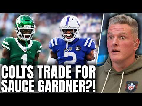 Colts Trade For Stud CB Sauce Gardner, Give 2 First Round Picks & AD Mitchell | Pat McAfee Reacts