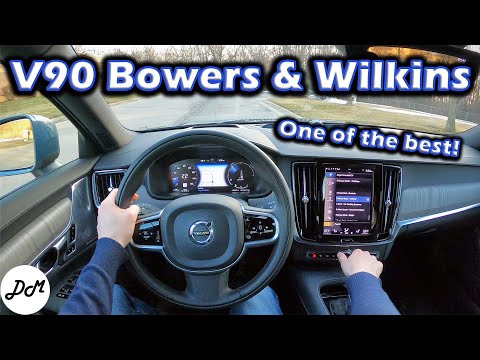 2021 Volvo V90 – Bowers & Wilkins Sound System Review | Apple CarPlay & Android Auto Demo