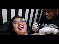Chika Gemoy Retouch Tattoo On Chest FLOWER TATTOO