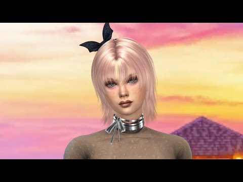 the sims 4 cc download dyed-hair female Mandy Baas by Bonita100 Cas Video Preview