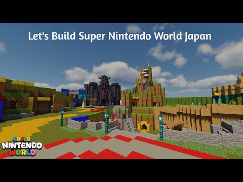 Minecraft Magic: Building Super Nintendo World LIVE