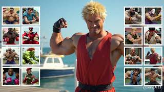 All Super Street Fighter II Characters Reimagined by AI – Stunning New Designs!  #streetfighter
