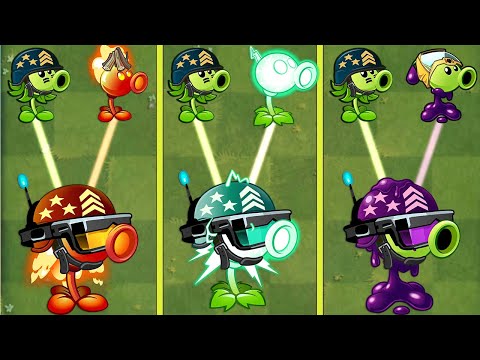 PvZ 2 Fusion - All Peashooter Fusion in Plants Vs Zombies 2