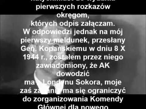 Gen. Okulicki do Prezydenta Raczkiewicza Bitwa Warszawska 1944