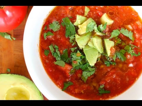 Soup Recipe: Chilled Tomato Gazpacho by Everyday Gourmet with Blakely