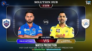 🔥IPL 2021 - Delhi vs CSK Qualifier 1 Match Prediction | Delhi vs Chennai  | Dream11 |