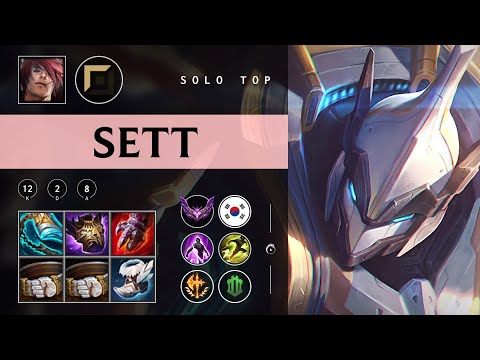 Sett Top vs Pantheon - KR Master Patch 25.24