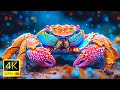 4K (ULTRA HD) The Most Beautiful Fish In The World - In The Aquarium You Can See Huge Sea Creatures.