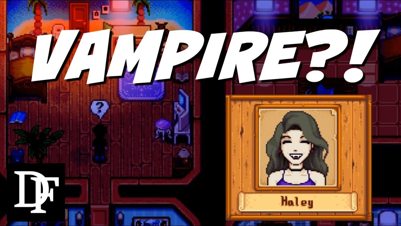 Haley Is Secretly A..Vampire?! - Stardew Valley Gameplay HD