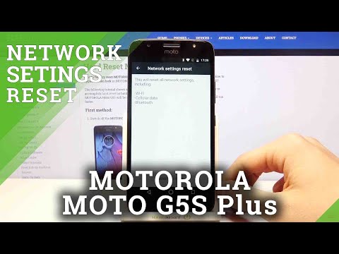 How to Reset Network Settings in MOTOROLA Moto G5S – Remove Saved Networks