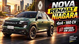 Renault Niagara chega para enfrentar Toro e Rampage com 4x4 e muita tecnologia