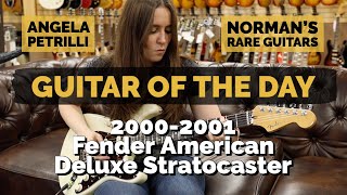 Video thumbnail for Guitar of the Day: 2000-2001 Fender American Deluxe Stratocaster | Norman's Rare Guitars by Normans Rare Guitars