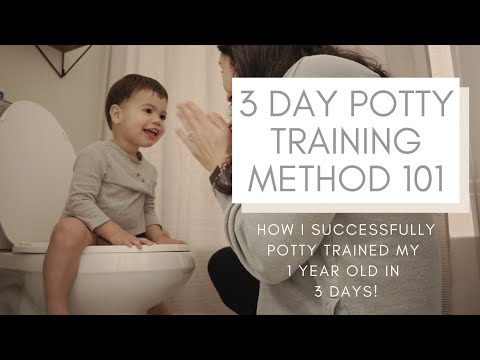 3 DAY POTTY TRAINING METHOD 101 | How I Successfully Potty Trained My 1 Year Old in 3 Days!
