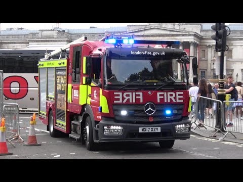 London Fire Brigade - A241 Soho responding + on-scene to AFA!