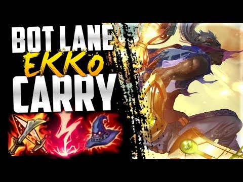 Destroying NA Challenger with Ekko bot lane!
