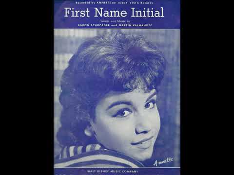 Annette :  First Name Initial