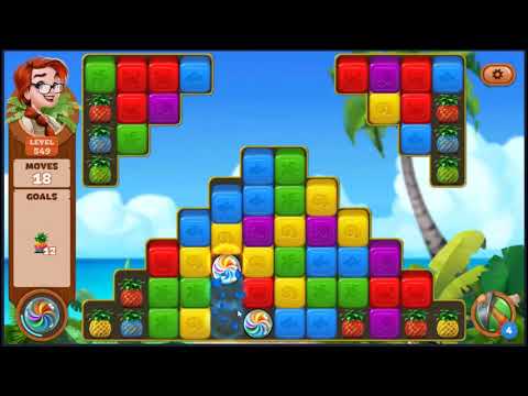 Lost Island Blast Adventure Level 549 - NO BOOSTERS 🏝️ | SKILLGAMING ✔️