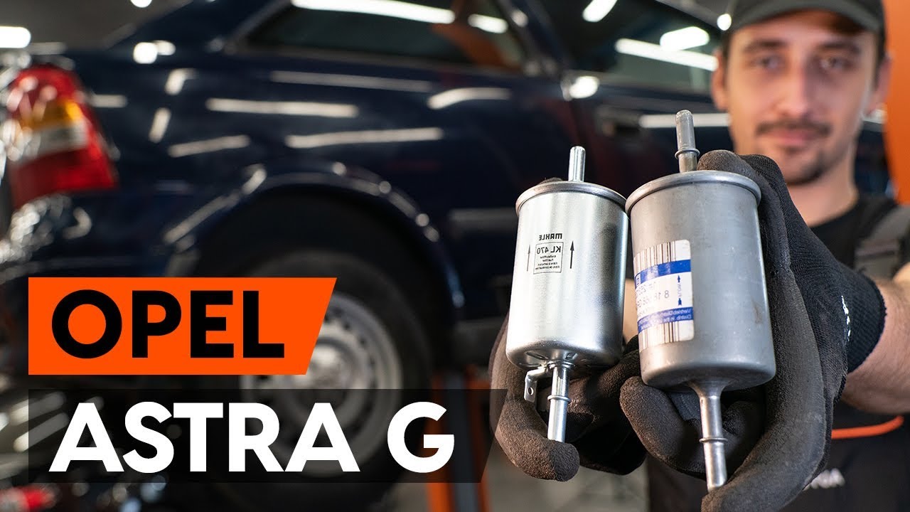 Comment changer : filtre à carburant sur Opel Astra G F48 - Guide de remplacement