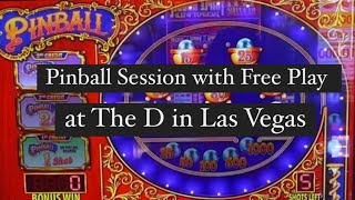 Pinball Session with Free Play at The D in Las Vegas!