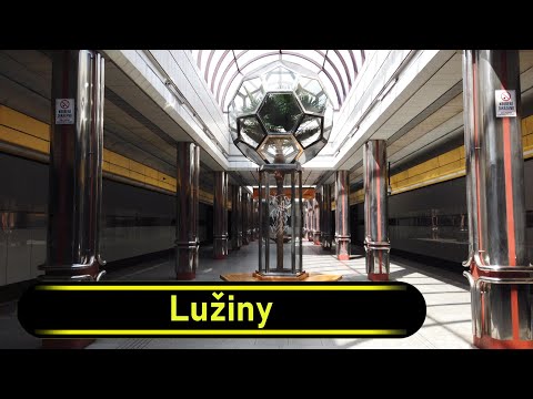 Metro Station Lužiny - Prague 🇨🇿 - Walkthrough 🚶