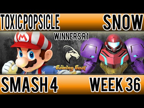 Geneva Smash 36 - Toxic Popsicle (Mario, Link) Vs. Snow (Samus) SSB4 Winners R1