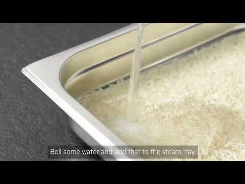 How to steam salmon with rice using the AEG Full Steam Function | AEG