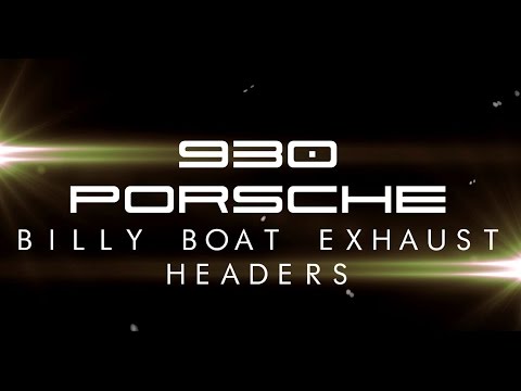 Porsche 930 Billy Boat Exhaust Headers Built in 2 Min.