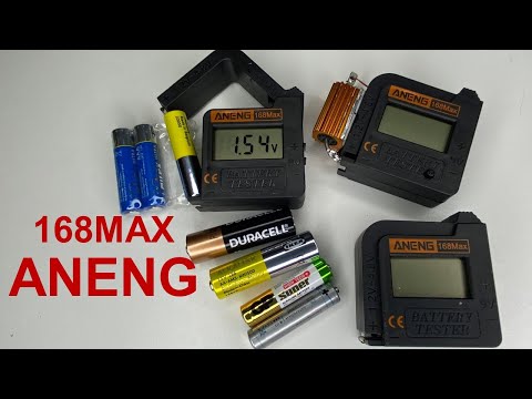 фото тестер батареек и аккумуляторов aneng 168max 0