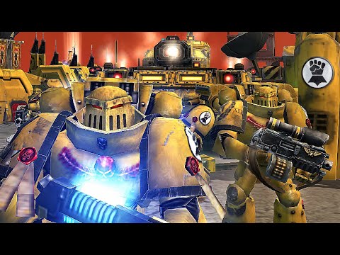 Unification mod (Survival) - Imperial Fists vs Necrons | Warhammer 40,000: Dawn of War - Soulstorm