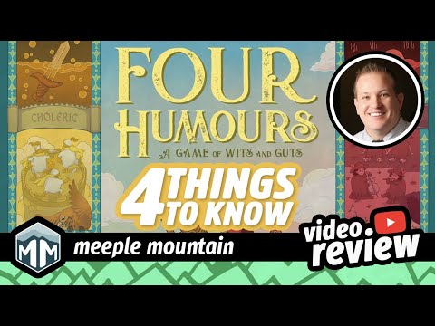 Four Humours - 4 Thing You Need to Know - Review - Boardgame Brody
