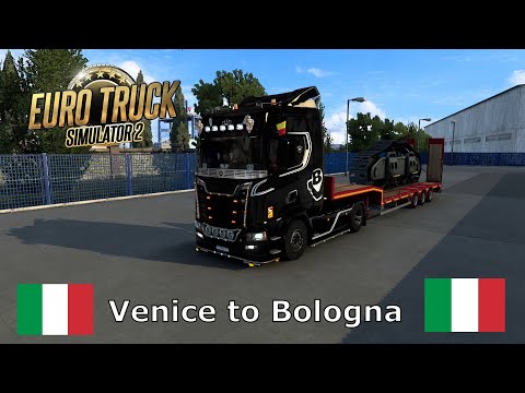 Venice (ITA) naar Bologna (ITA) l Live gameplay l Euro Truck Simulator 2 SP l (1.44)