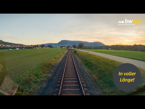 Führerstandsmitfahrt von Kirchheim (Teck) nach Oberlenningen mit bwegt