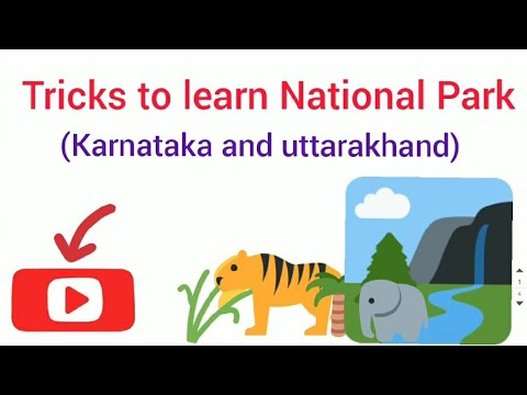 TRICKS to learn NATIONAL PARKS | PART-1 | Easy method   #apekshanow