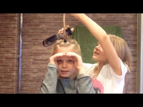 Vinga och Zara testar frisyrer