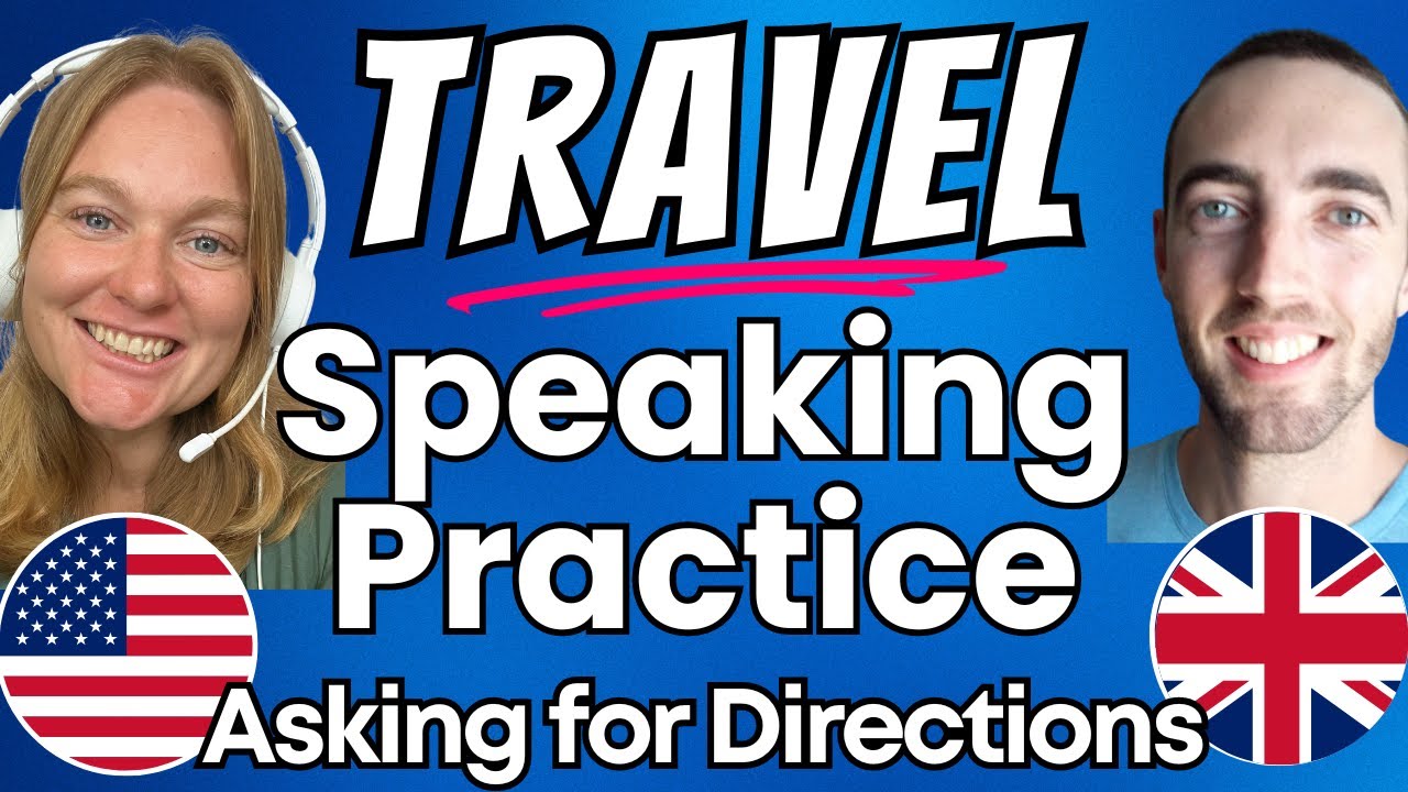 How to Ask for and Give Directions in Spoken English Learning Videos Speaking Practice - UK US