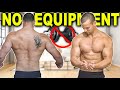 BODYWEIGHT BACK and CHEST EXERCISES (NO EQUIPMENT!!)