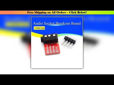 5-100Pcs 3.5mm Plug Jack Stereo Plastic + Metal TRRS Headset Audio Socket Breakout Board Extension