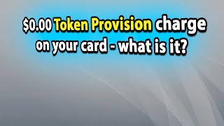 What's Token Provision St Louis MO charge on your credit card Is it a legit transaction