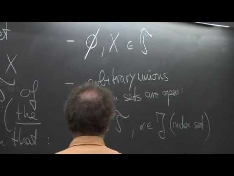 Topology - Bruno Zimmerman - Lecture 01