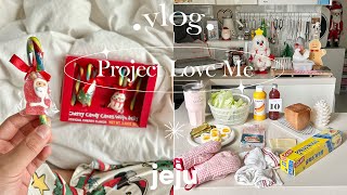 Jeju's daily life Vlog | binge eating and penance | Christmas poster and tree doll | Living alone