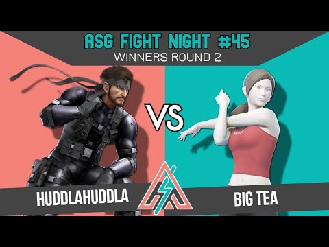 ASG 45: WINNERS ROUND 2 - Huddlahuddla (Snake) vs Big Tea (Wii Fit Trainer)
