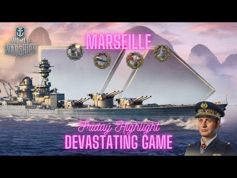 World of Warships - Marseille: Devastating Game