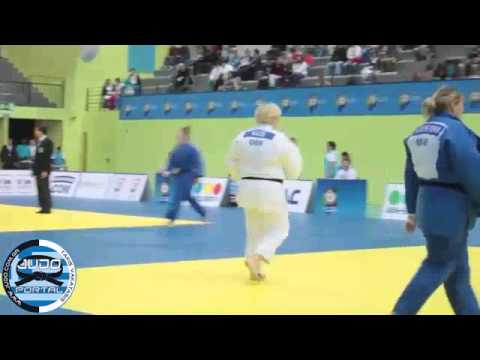 European Judo Open Women Lisbon 2013 Semifinal o78kg KUELBS Jasmin (GER) -  SHEREMETOVA (RUS)