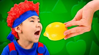 Yummy Fruits & Vegetables with  Super Mini DB | D Billions Kids Songs