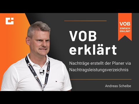 VOB erklärt: Einzige Pflicht - Preiskalkulation