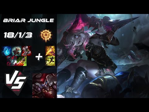 JUNGLE Briar vs Shaco - EU Challenger Patch 25.S1.4