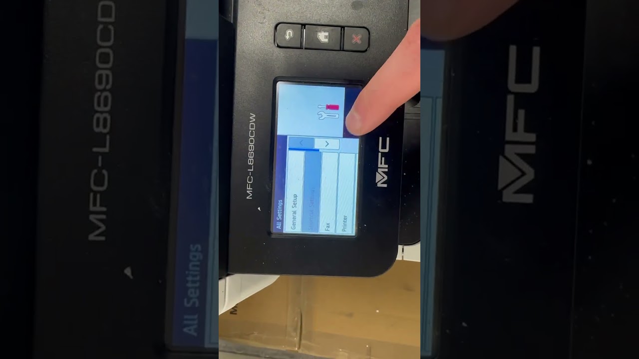 Fixing no network issue on the Brother MFC-L8690CDW Printer